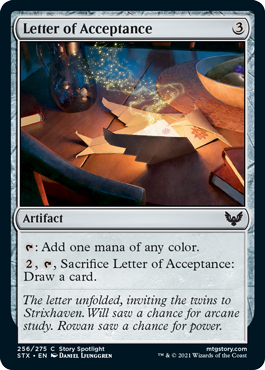 Letter of Acceptance (Foil)