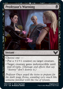 Professor's Warning (Foil)