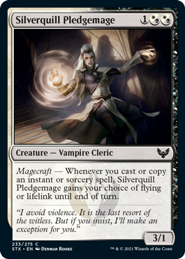 Silverquill Pledgemage (Foil)