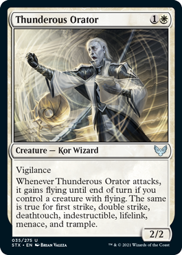 Thunderous Orator (Foil)