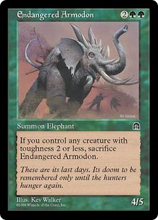 Endangered Armodon