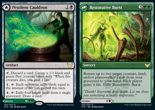 Pestilent Cauldron // Restorative Burst