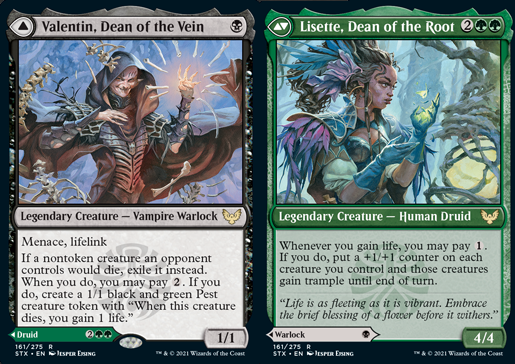 Valentin, Dean of the Vein // Lisette, Dean of the Root (Foil)