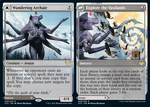 Wandering Archaic // Explore the Vastlands (Foil)