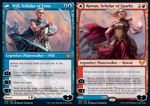 Rowan, Scholar of Sparks // Will, Scholar of Frost