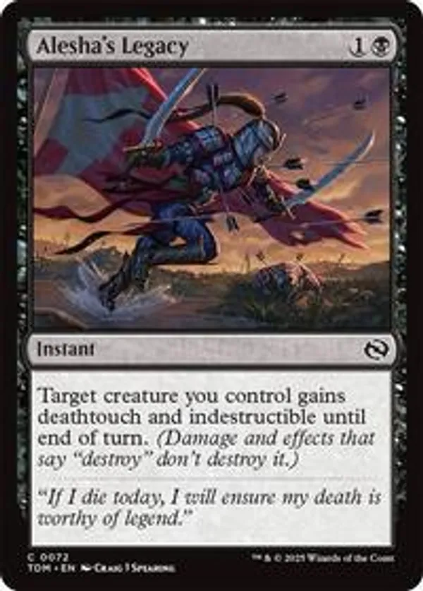 Alesha's Legacy (Foil)