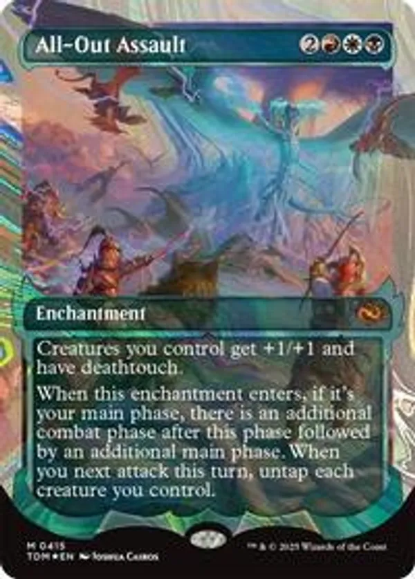 All-Out Assault (Showcase) (Halo Foil) (Foil)