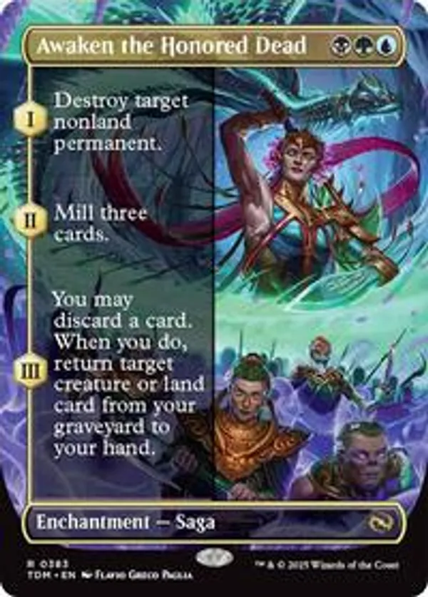 Awaken the Honored Dead (Borderless) (Foil)