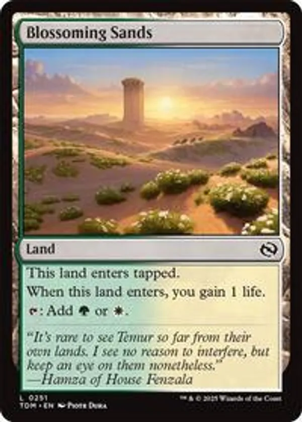 Blossoming Sands (Foil)