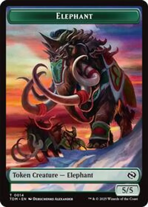 Elephant // Treasure Double-Sided Token