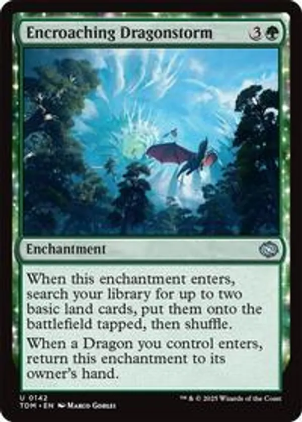 Encroaching Dragonstorm (Foil)