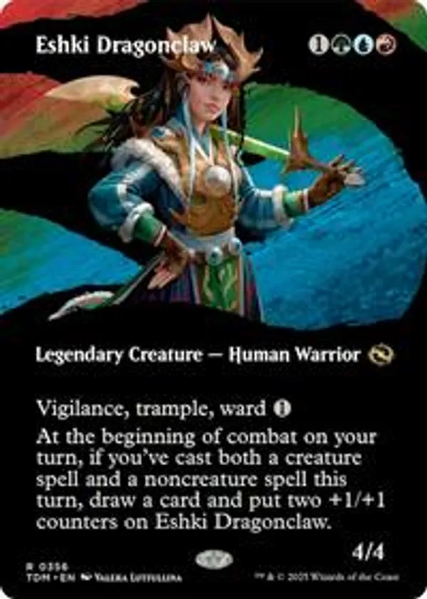 Eshki Dragonclaw (Borderless) (Foil)