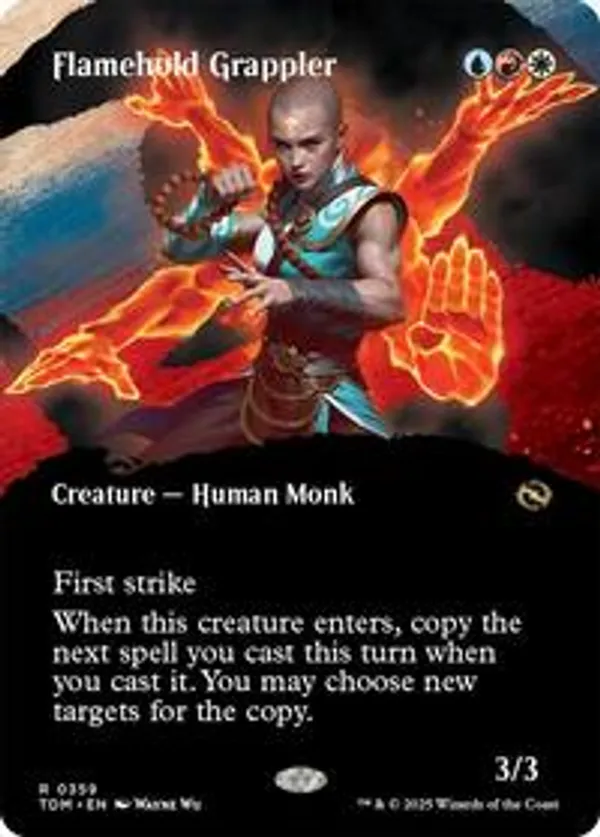 Flamehold Grappler (Borderless) (Foil)