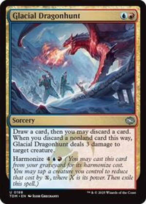 Glacial Dragonhunt (Foil)