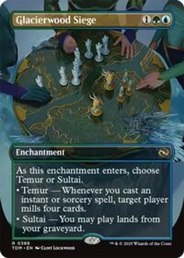 Glacierwood Siege (Borderless) (Foil)