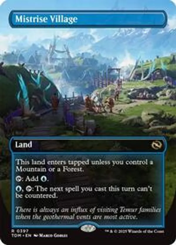 Mistrise Village (Borderless) (Foil)