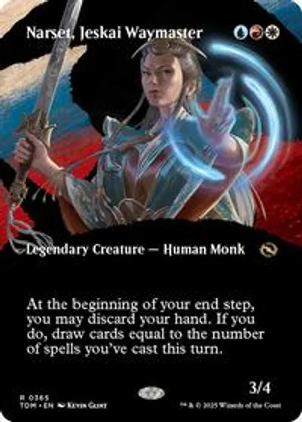 Narset, Jeskai Waymaster (Borderless) (Foil)