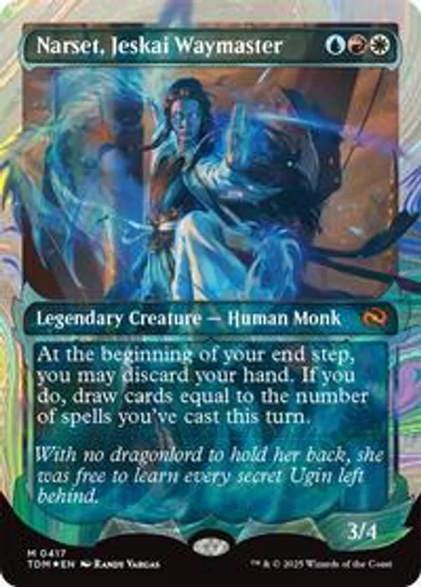 Narset, Jeskai Waymaster (Showcase) (Halo Foil) (Foil)