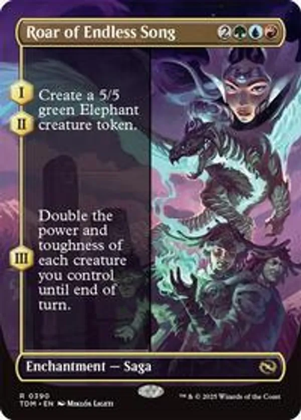 Roar of Endless Song (Borderless) (Foil)