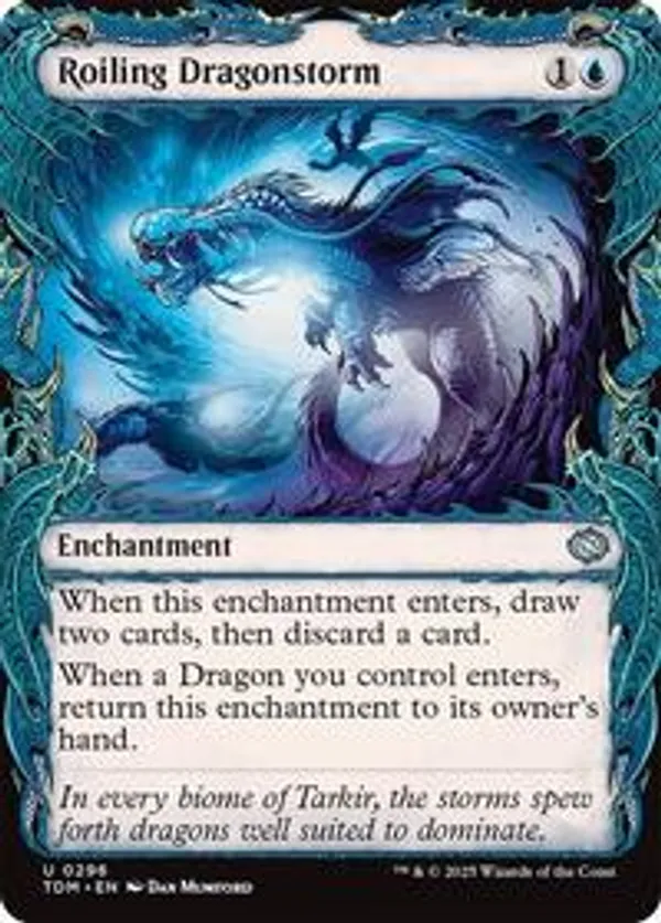 Roiling Dragonstorm (Showcase) (Foil)