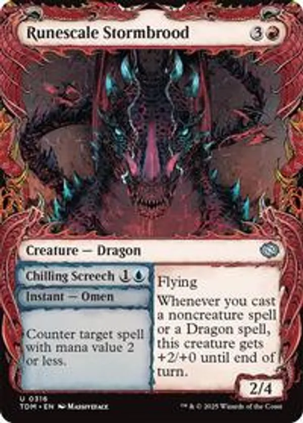 Runescale Stormbrood (Showcase) (Foil)