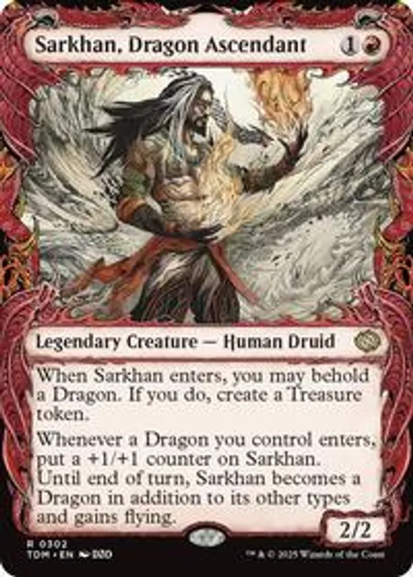 Sarkhan, Dragon Ascendant (0302) (Showcase) (Foil)