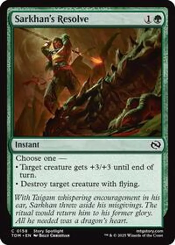 Sarkhan's Resolve (Foil)