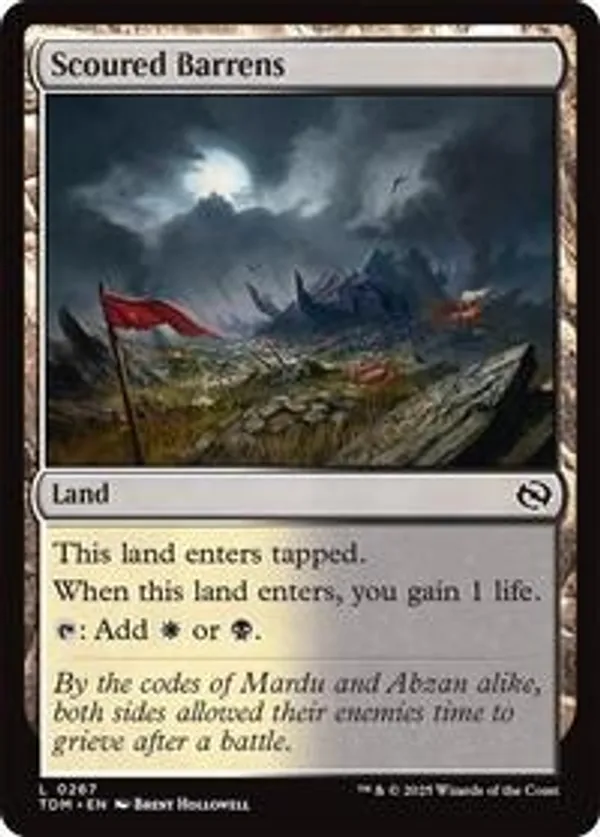 Scoured Barrens (Foil)