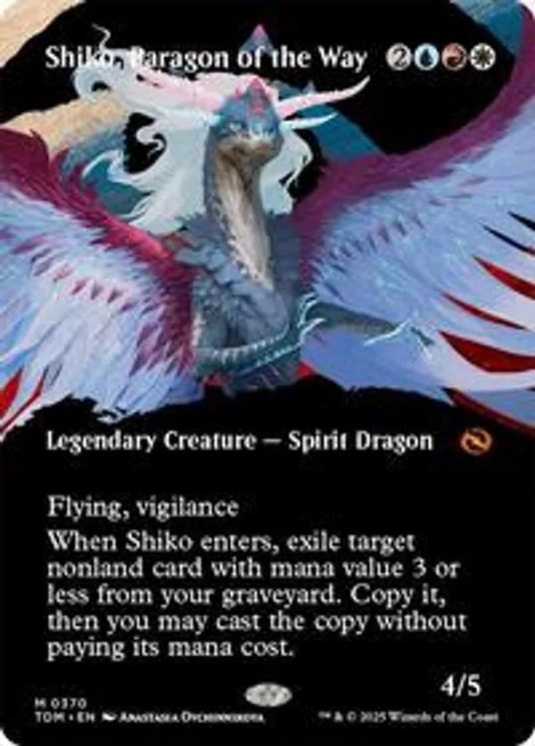 Shiko, Paragon of the Way (Borderless) (Foil)