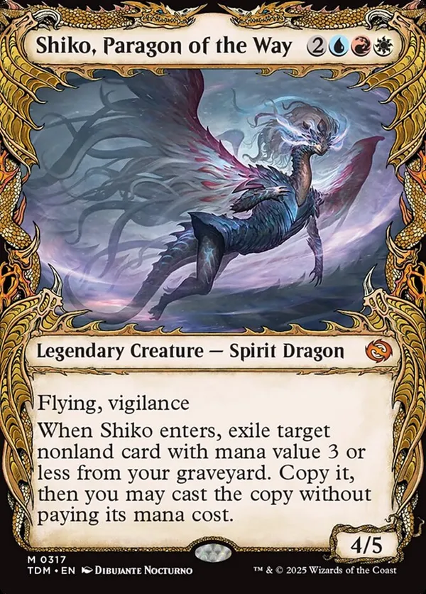 Shiko, Paragon of the Way (Showcase) (Foil)