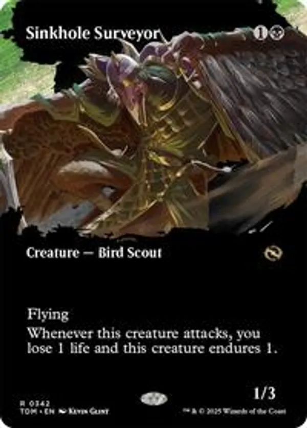 Sinkhole Surveyor (Borderless) (Foil)
