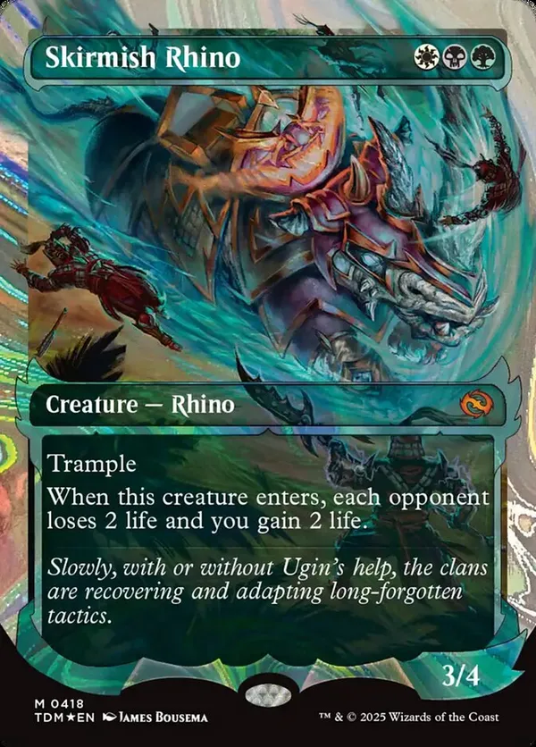 Skirmish Rhino (Halo Foil) (Foil)
