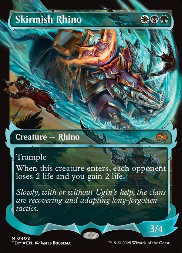 Skirmish Rhino (Showcase) (Foil)