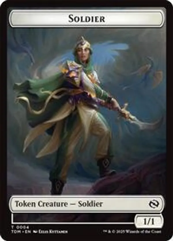 Solider (0004) // Solidier (0005) Double-Sided Token
