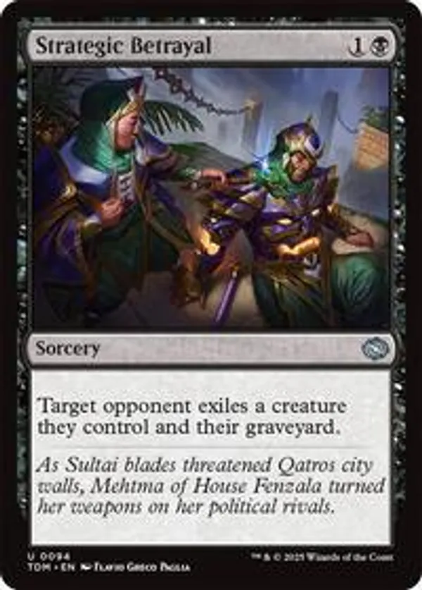 Strategic Betrayal (Foil)