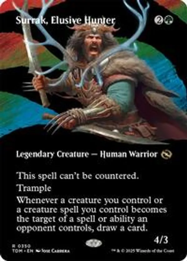 Surrak, Elusive Hunter (Borderless) (Foil)