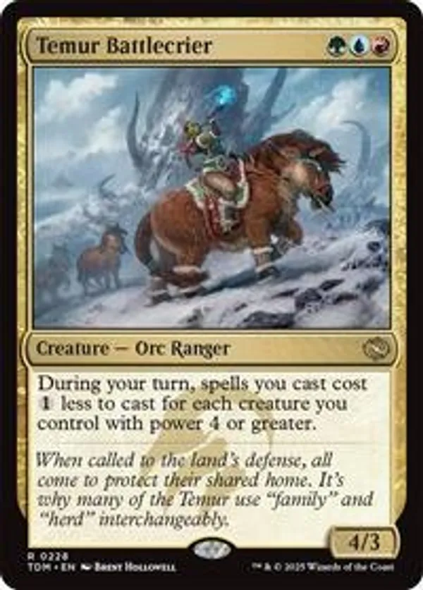 Temur Battlecrier (Foil)