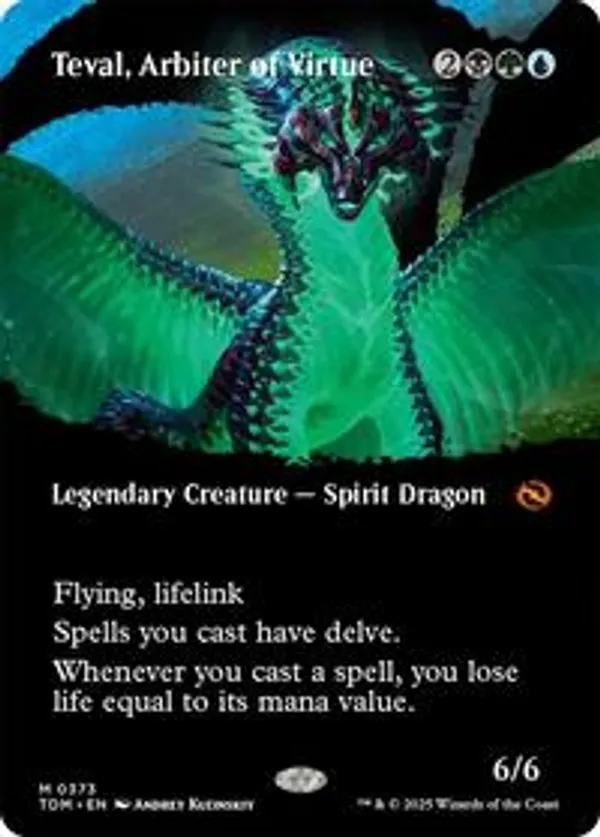 Teval, Arbiter of Virtue (Borderless) (Foil)