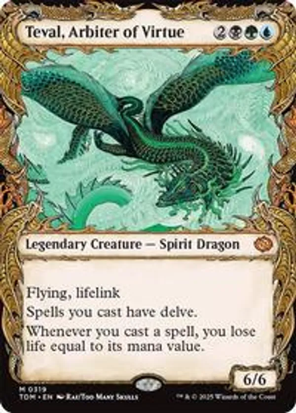 Teval, Arbiter of Virtue (Showcase) (Foil)