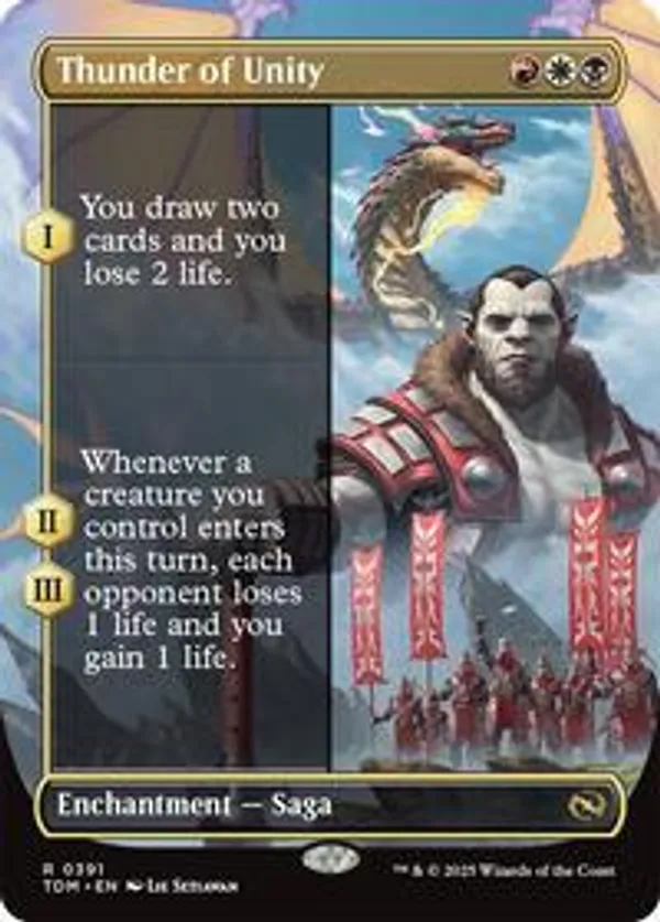 Thunder of Unity (Borderless) (Foil)