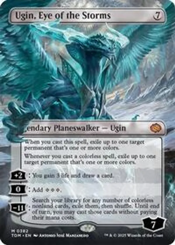 Ugin, Eye of the Storms (Borderless) (Foil)