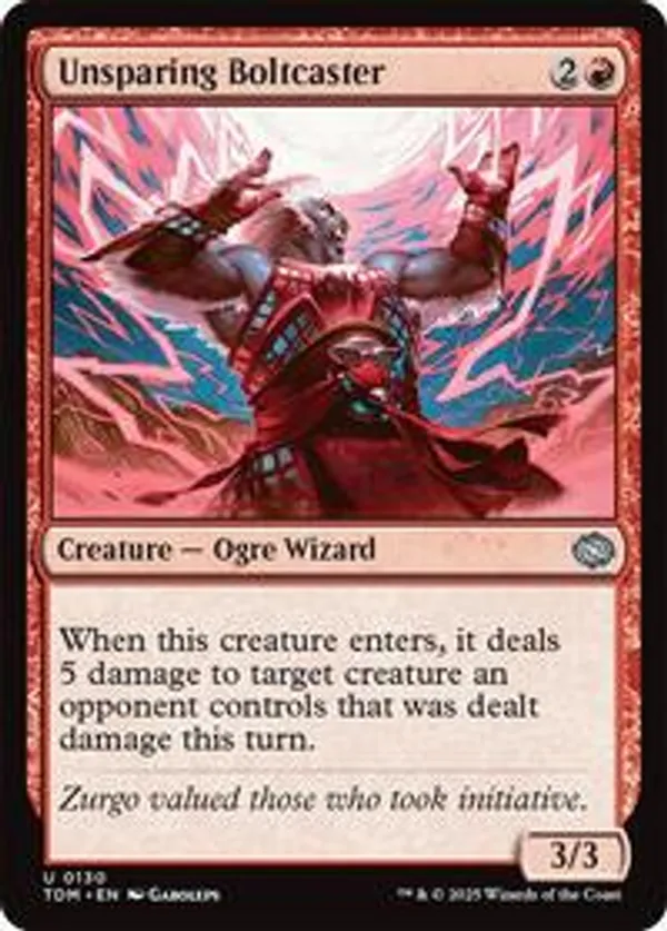 Unsparing Boltcaster (Foil)