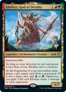 Klothys, God of Destiny (Promo Pack Foil) Klothys, God of Destiny (Promo Pack Foil)