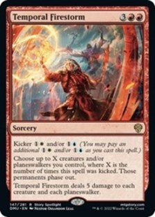 Temporal Firestorm (Foil)