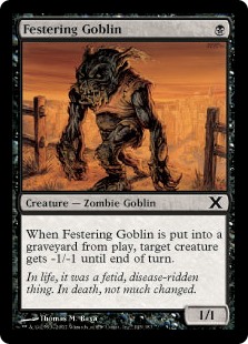 Festering Goblin (Foil) Festering Goblin (Foil)