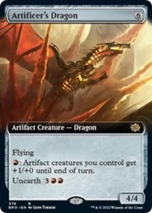 Artificer's Dragon (Extended Art) (Foil)