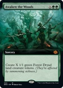 Awaken the Woods (Extended Art) (Foil)