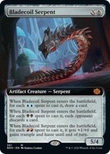 Bladecoil Serpent (Extended Art) (Foil)