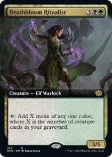 Deathbloom Ritualist (Extended Art) (Foil)