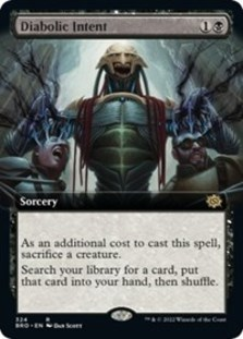 Diabolic Intent (Extended Art) (Foil)